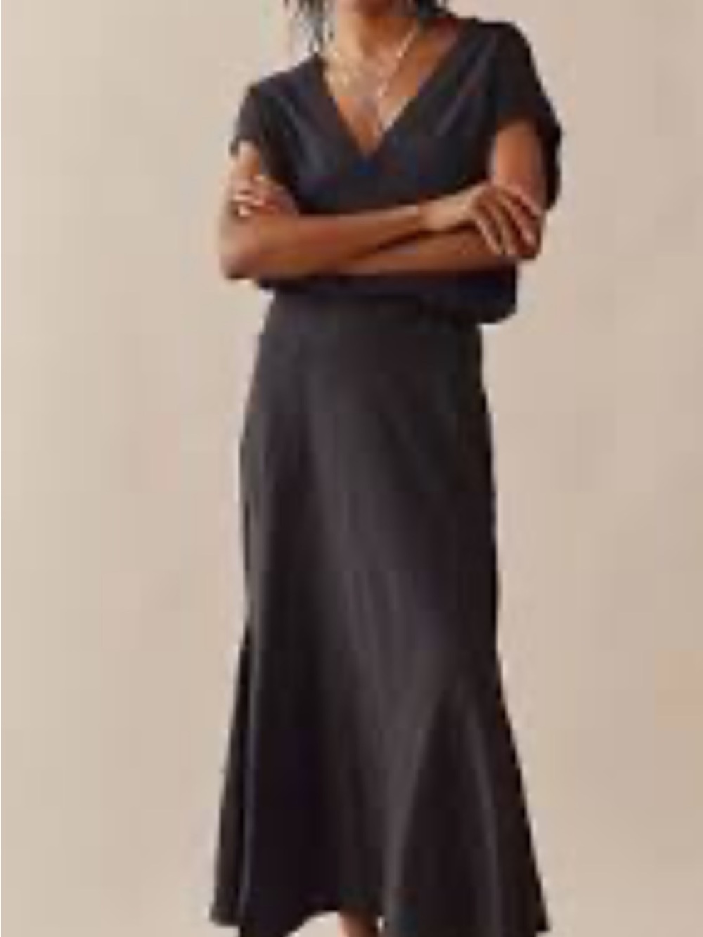 Free People Beach V-Neck Dress size Large